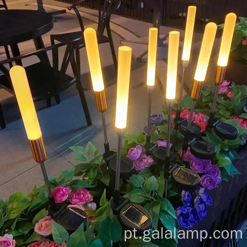 Decorações criativas de jardim criativas de luz de fibra óptica